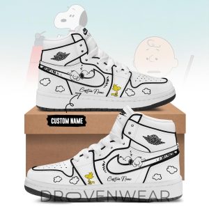 Snoopy Air Jordan 1 Inspired Limited Edition Shoes by Drovenwear.com