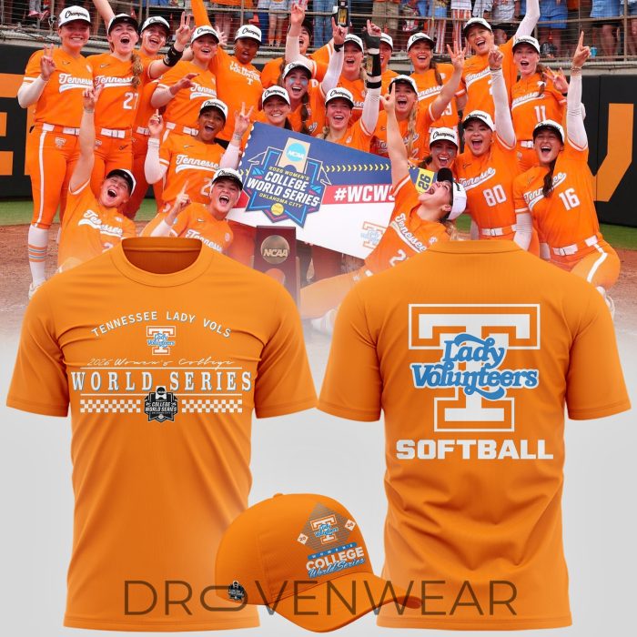 Tennessee Lady Vols 2026 WCWS Softball Championship T-Shirt - Image 6