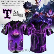 Texas Rangers x Solo Leveling Jersey V1 Updated Edition V2