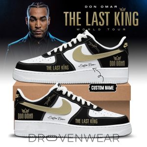 The Last King Tour 2026 Black AF1 Custom Sneakers Version 3 by Drovenwear.com