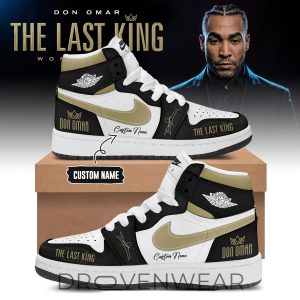The Last King Tour 2026 Black AJ1 Limited Edition Sneakers by Drovenwear.com