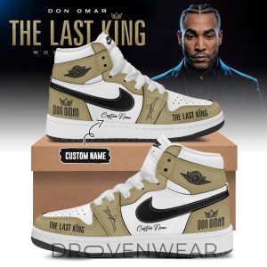 The Last King Tour 2026 Gold AJ1 Collector Sneakers by Drovenwear.com