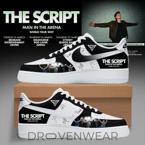 The Script Tour 2026 Custom Air Force 1 Sneakers by Drovenwear.com