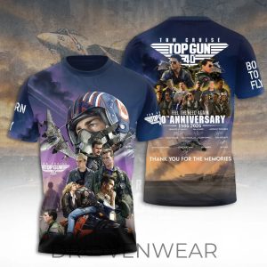 Top Gun Maverick 40th Anniversary Feel The Need 3D Apparel by Drovenwear.com