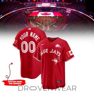 Toronto Blue Jays Canada Day 2026 Special Edition Jersey by Drovenwear.com