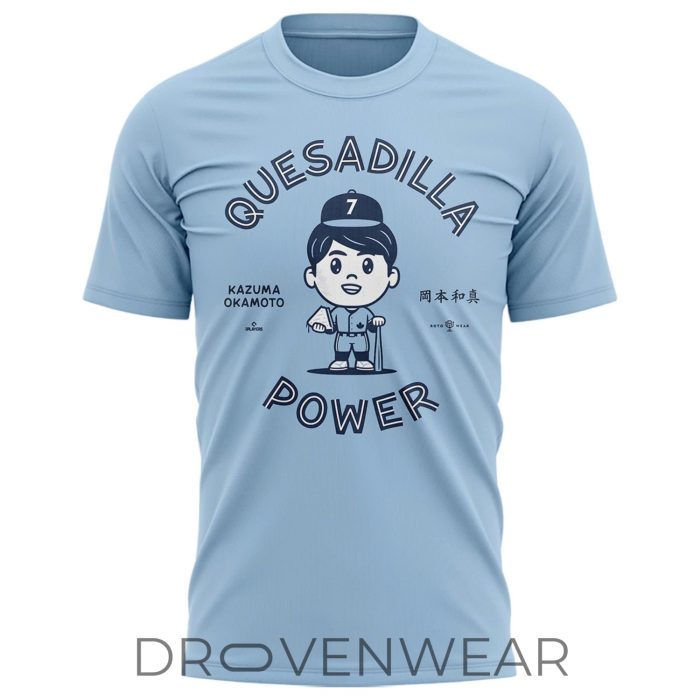 Toronto Blue Jays Quesadilla Power Baseball Lover Graphic Tee - Image 2