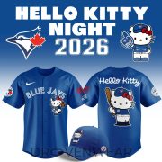 Toronto Blue Jays x Hello Kitty 2026 Special Edition Baseball Jersey - Image 2