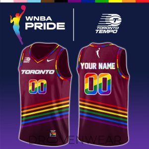 Toronto Tempo 2026 WNBA x Pride Day Limited Edition Jersey by Drovenwear.com