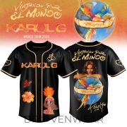Tropitour Global Tour 2026 Black Limited Edition Baseball Jersey
