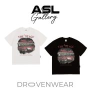 Vintage Car Graphic Tee - Retro Oversized Black Streetwear T-Shirt