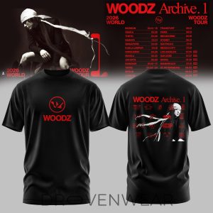 WOODZ World Tour Archive 1 2026 Graphic Shirt Version 1 by Drovenwear.com