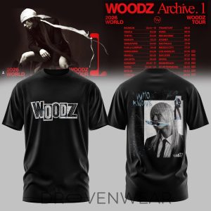 WOODZ World Tour Archive 1 2026 Graphic Shirt Version 4 by Drovenwear.com