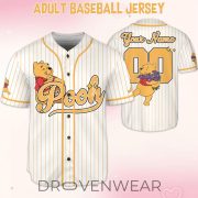 Winnie The Pooh Disney 70th Anniversary 2026 Family Gift Baseball Jersey