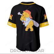 Winnie the Pooh Baseball Jersey Personalized Name Edition - Image 2