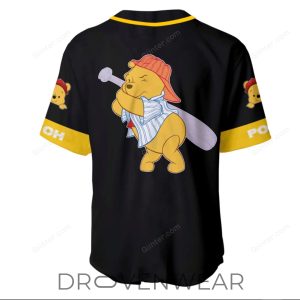 Winnie the Pooh Baseball Jersey Personalized Name Edition by Drovenwear.com