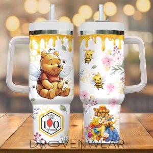 Winnie the Pooh Fan Collection Anniversary Tumbler by Drovenwear.com