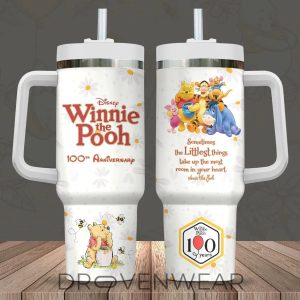 Winnie the Pooh Heritage 100th Anniversary Tumbler Gift by Drovenwear.com