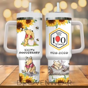 Winnie the Pooh Honey Lover 40oz Stanley Tumbler by Drovenwear.com
