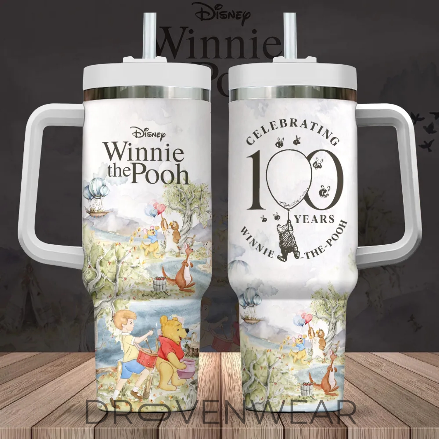 Winnie the Pooh Hundred Acre Celebration Stanley Tumbler Winnie the Pooh Hundred Acre Celebration Stanley Tumbler