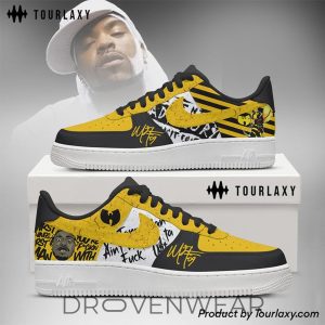 WuTang Clan Classic Logo Air Force 1 Sneakers by Drovenwear.com