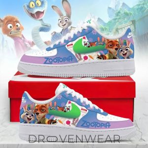 Zootopia 2 Limited Edition Custom Air Force 1 Sneakers by Drovenwear.com