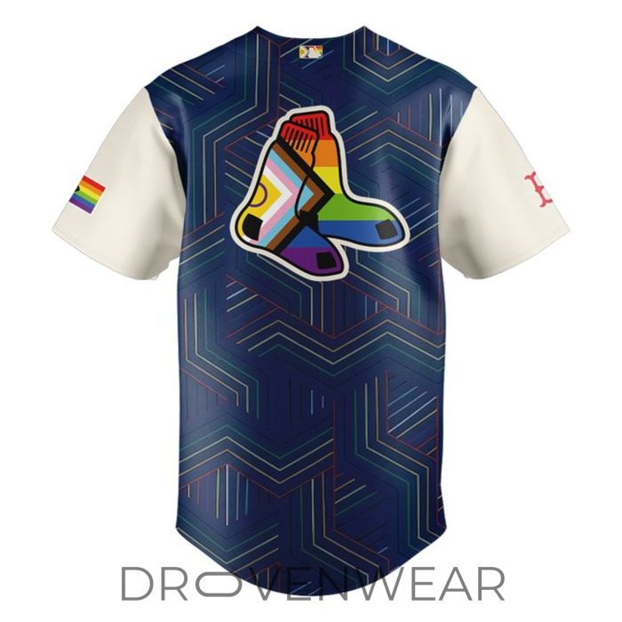 2026 Boston Red Sox Pride Night MLB Collector Baseball Jersey - Image 3