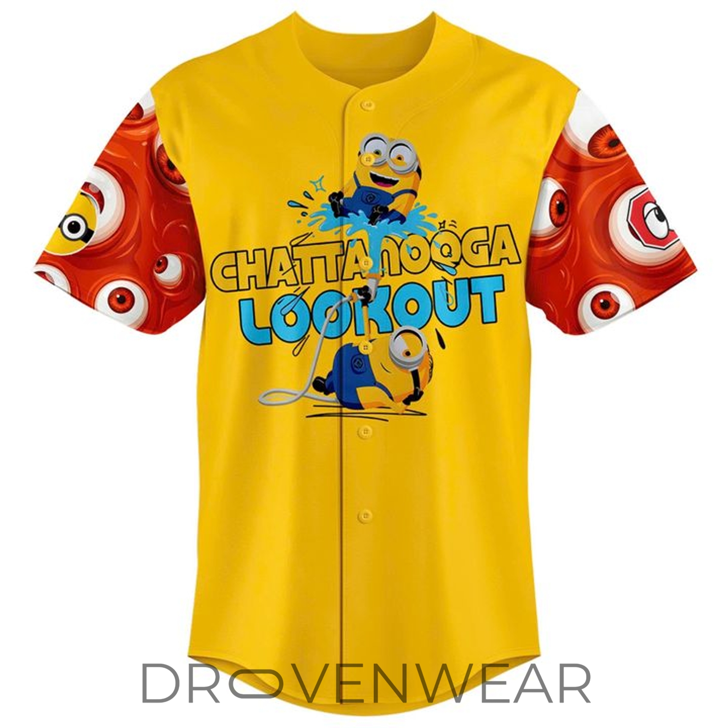 2026 Chattanooga Lookouts Minions & Monsters Theme Night Baseball Jersey 2026 Chattanooga Lookouts Minions & Monsters Theme Night Baseball Jersey