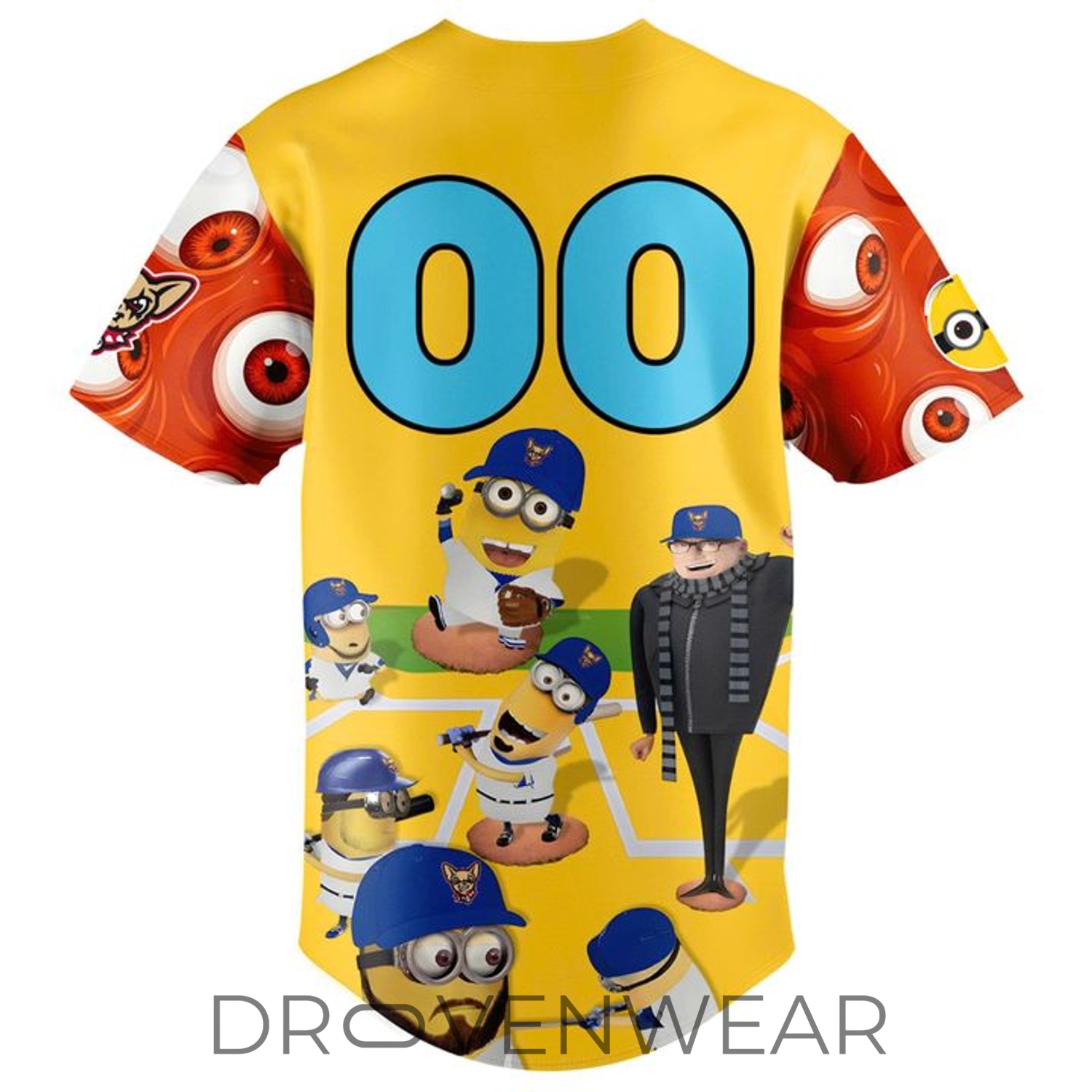 2026 El Paso Chihuahuas Minions & Monsters Special Event Baseball Jersey 2026 El Paso Chihuahuas Minions & Monsters Special Event Baseball Jersey