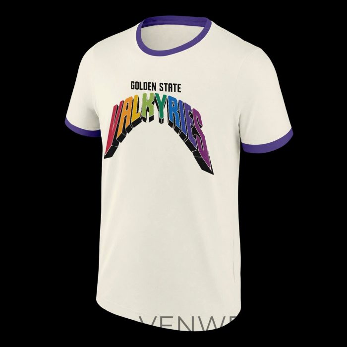 2026 Exclusive T-Shirt Golden State Valkyries x Pride Night - Image 2