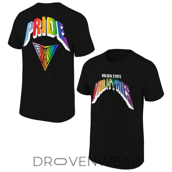 2026 Exclusive T-Shirt Golden State Valkyries x Pride Night - Image 4