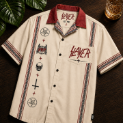 Slayer Mexican Inspired Luxury Design Hawaiian Shirt