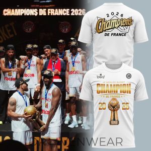 AS Monaco Basket 2026 French League Champions Shirt by Drovenwear.com