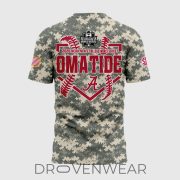 Alabama Crimson Tide OmaTide 2026 College World Series Camo Tee - Image 3