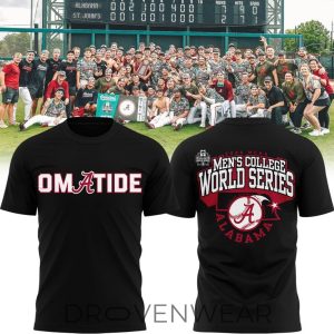 Alabama Crimson Tide OmaTide 2026 College World Series Tee by Drovenwear.com