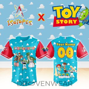 Albuquerque Isotopes Toy Story Theme Baseball Jersey by Drovenwear.com
