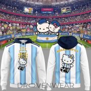 Argentina Football x Hello Kitty Premium Hoodie 2026