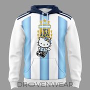 Argentina Football x Hello Kitty Premium Hoodie 2026 - Image 2