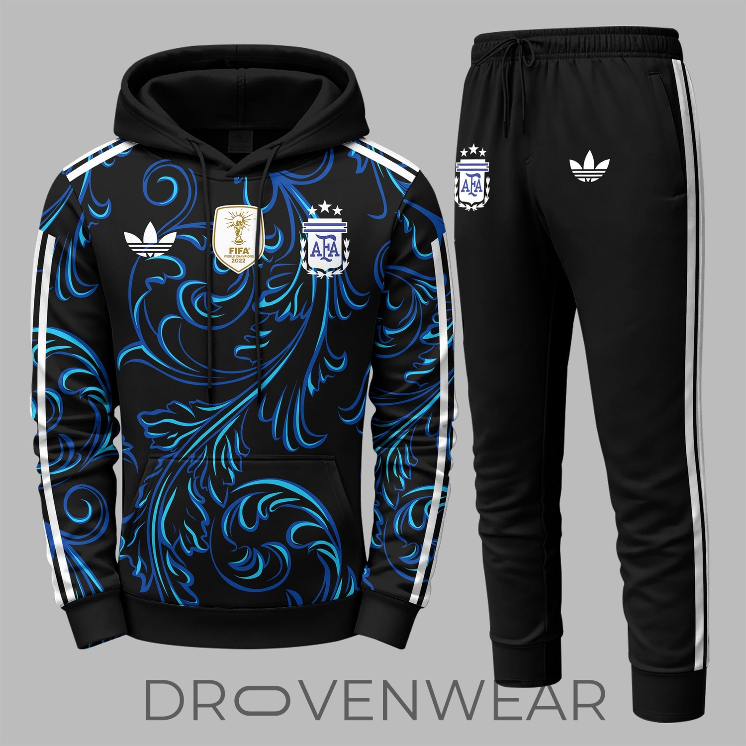 Argentina World Cup 2026 Away Style Custom Hoodie Jogger Set Argentina World Cup 2026 Away Style Custom Hoodie Jogger Set