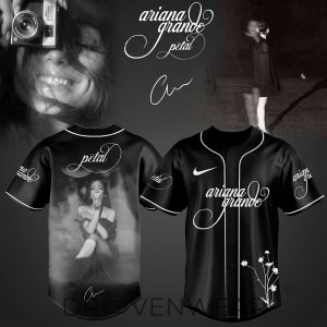 Ariana Grande Petal Inspired Special Baseball Jersey 2026 by Drovenwear.com