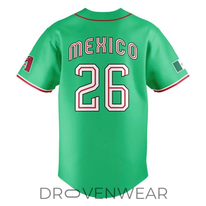 Arizona Diamondbacks Mexican Heritage Day 2026 Limited Edition Baseball Jersey - Image 3