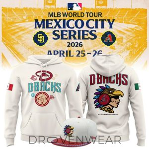 Arizona Diamondbacks Mexico City Series 2026 Hoodie by Drovenwear.com