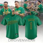Athletics x DJ Pauly D Personalized Green Baseball Jersey