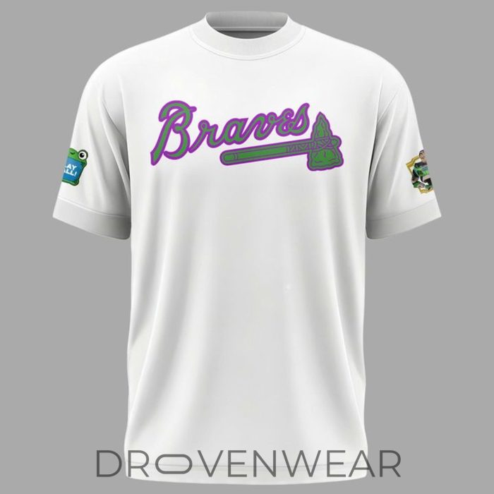 Atlanta Braves Buzz Lightyear Toy Story 5 Fan Edition T-Shirt - Image 2