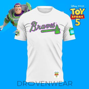 Atlanta Braves Buzz Lightyear Toy Story 5 Fan Shirt by Drovenwear.com