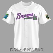 Atlanta Braves Toy Story 5 Buzz Lightyear Collector's Baseball Jersey - Image 2