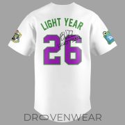 Atlanta Braves Toy Story 5 Buzz Lightyear Collector's Baseball Jersey - Image 3