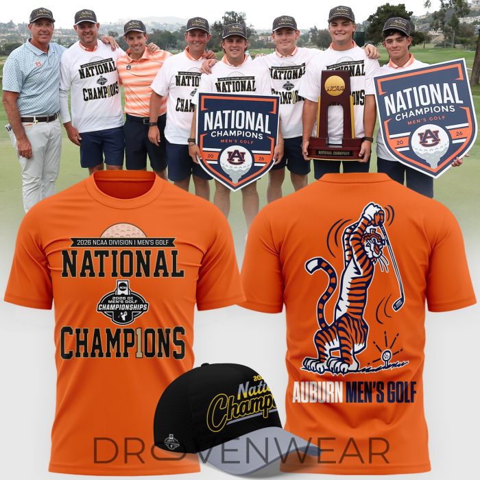 Auburn Tigers 2026 NCAA Golf Championship Victory T-Shirt Version 2 - Image 6