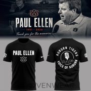 Auburn Tigers Honoring Paul Ellen Iconic Voice Memorial Graphic Shirt V2 - Image 2
