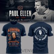 Auburn Tigers Tribute to Paul Ellen The Legendary Voice of Auburn Shirt