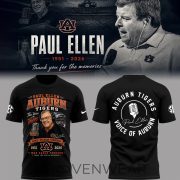 Auburn Tigers Tribute to Paul Ellen The Legendary Voice of Auburn Shirt - Image 2